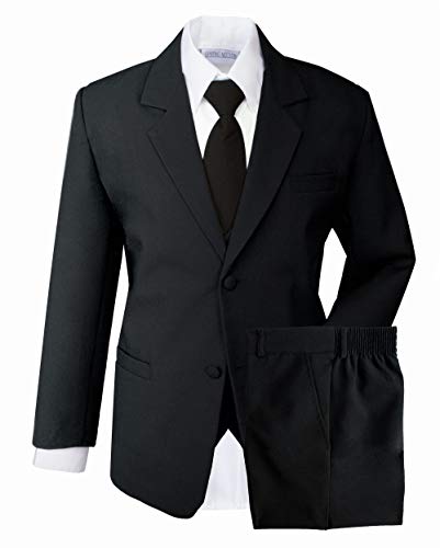 Spring Notion Boys' Formal Black Suit Set, Size 8 Spring Notion Boys' Formal Black Suit Set, Size 8
